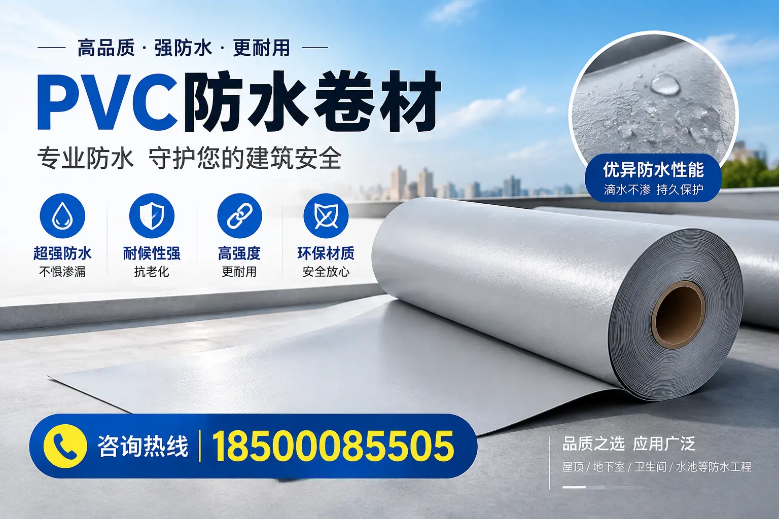 宿州地区pvc防水卷材的市场现状与发展趋势